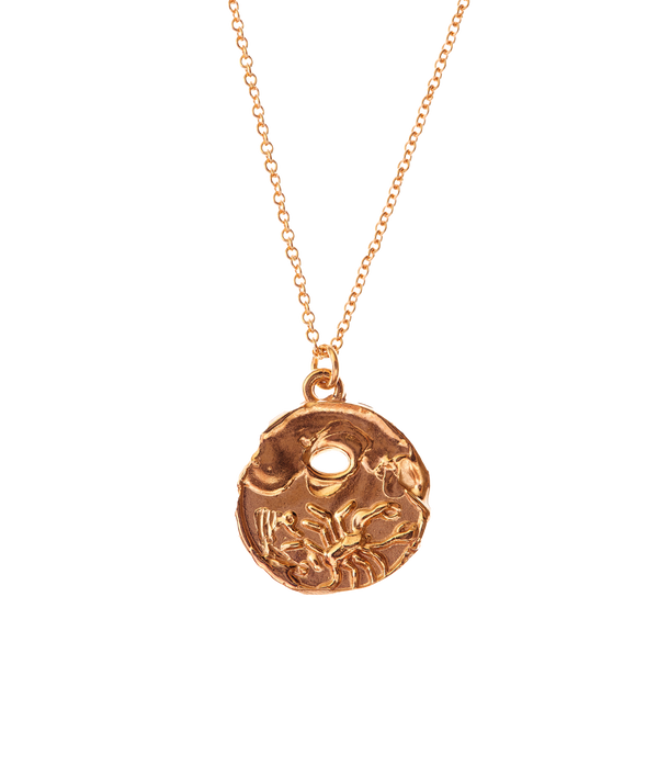 Alighieri Scorpio Necklace | 24k Gold-Plated Zodiac Pendant | Alighieri Necklaces
