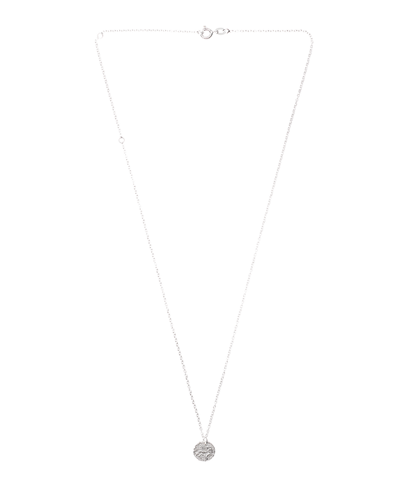 Alighieri Snow Lion Cub Necklace | Recycled Sterling Silver Coin | Alighieri Necklaces