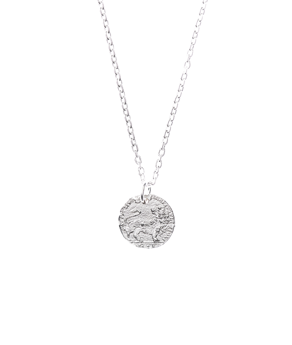 alighieri Snow Lion Cub Necklace | Recycled Sterling Silver Coin | Alighieri Necklaces