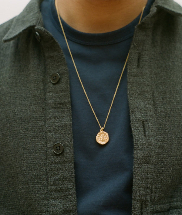 Alighieri St Christopher Necklace | 24 Kt Gold Plated | Alighieri Jewellery Necklaces