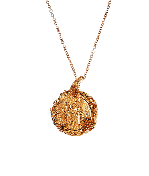 alighieri St Christopher Necklace | 24 kt Gold Plated | Alighieri Jewellery Necklaces