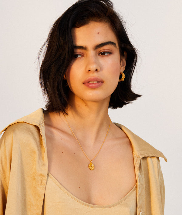 Alighieri Taurus Necklace | 24k Gold-Plated Zodiac Pendant | Alighieri Jewellery Necklaces