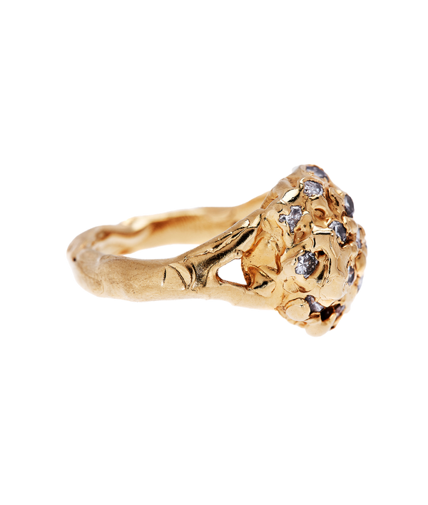 Alighieri The Diamond Dome Ring | Solid Gold Rings | Alighieri Jewellery Rings