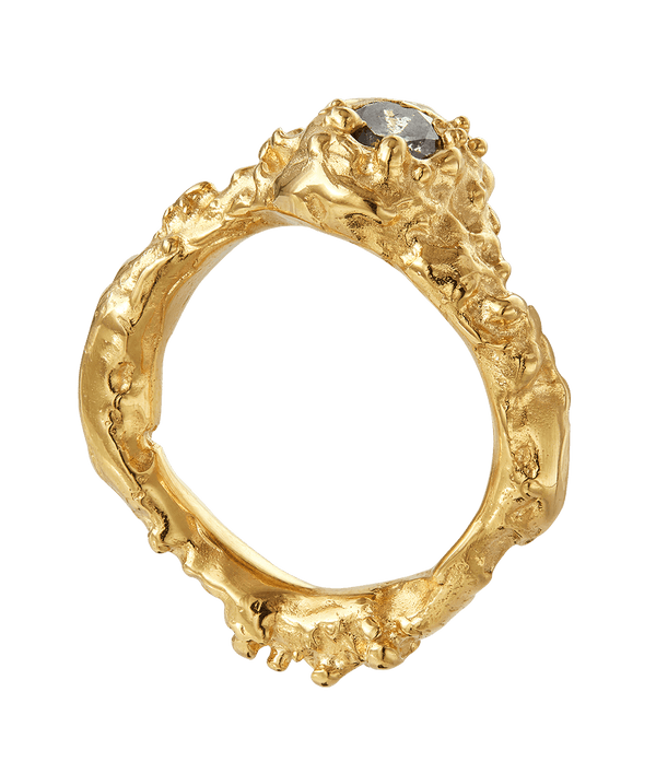 Alighieri The Diamond Spark Ring | Solid Gold Jewellery | Alighieri Jewellery Rings