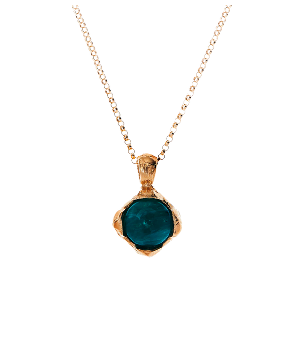 Alighieri The Eye Of The Storm Emerald Necklace| Gemstone Pendant | Alighieri Necklaces