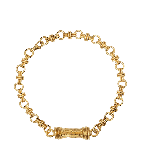 Alighieri The Founding Pillar Bracelet | 24kt Gold Plated | Alighieri Jewellery Bracelets