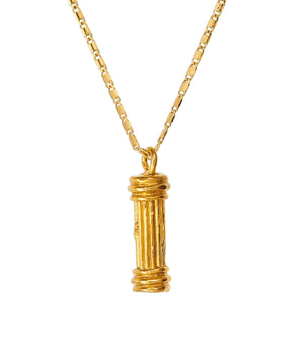 Alighieri The Founding Pillar Necklace | 24kt Gold Plated | Alighieri Jewellery Necklaces
