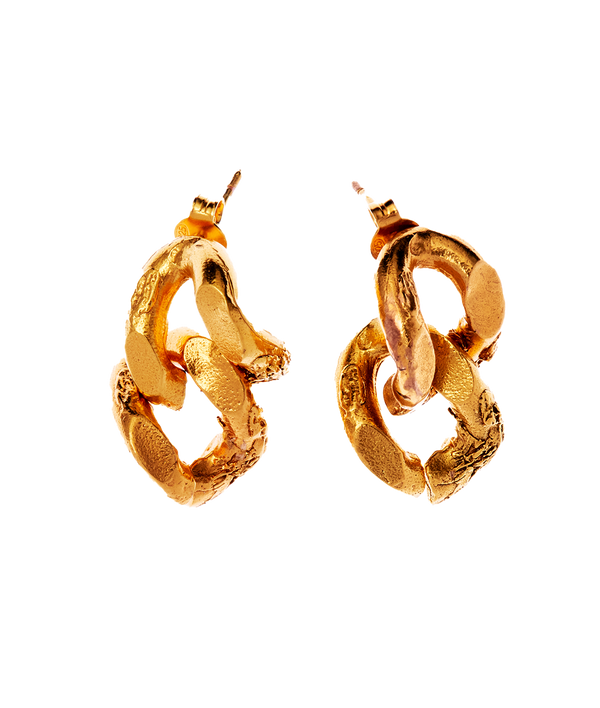 Alighieri The Fractured Link Earrings | 24kt Gold-Plated | Alighieri Jewellery Earrings