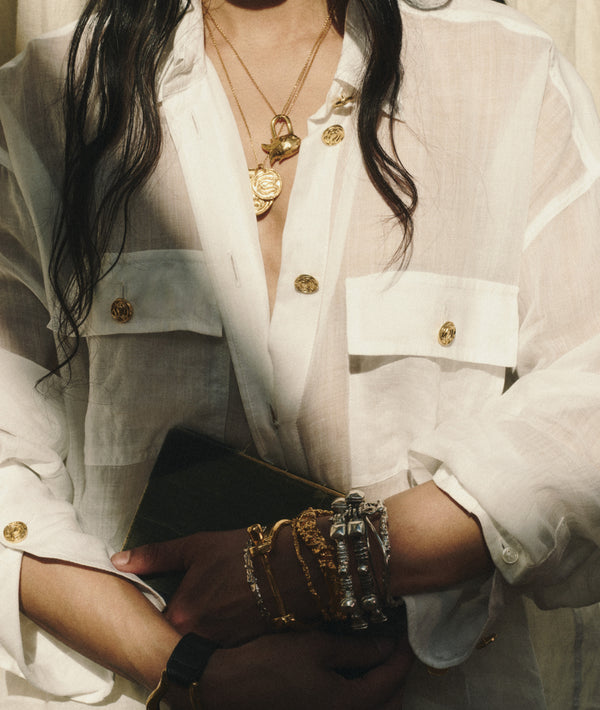 Alighieri The Gone Fishing Double Medallion Necklace – Alighieri Necklace