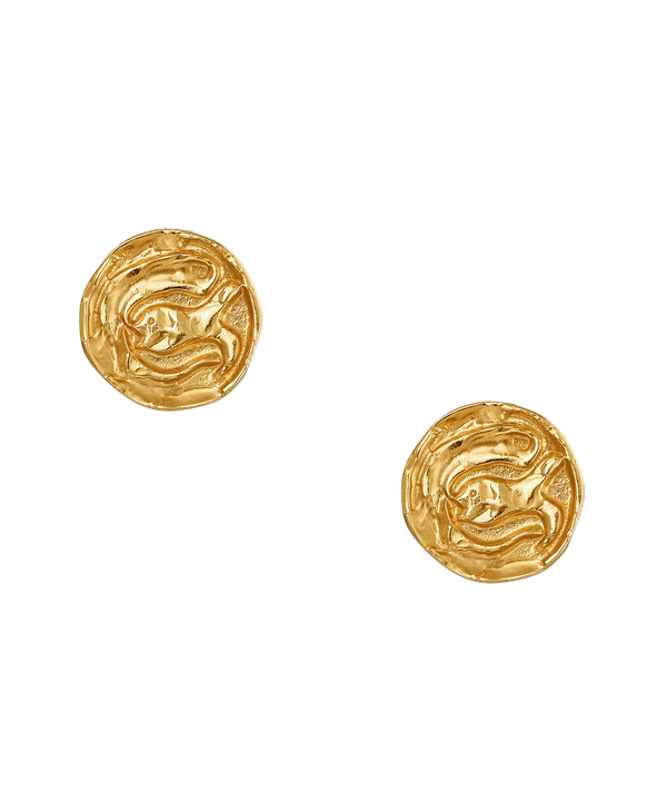 Alighieri The Gone Fishing Medallion Earrings – Alighieri Earrings