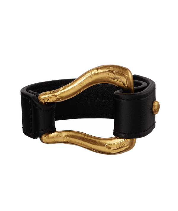 Alighieri The Link Of The Wanderlust Leather Cuff | Alighieri Jewellery Bracelets