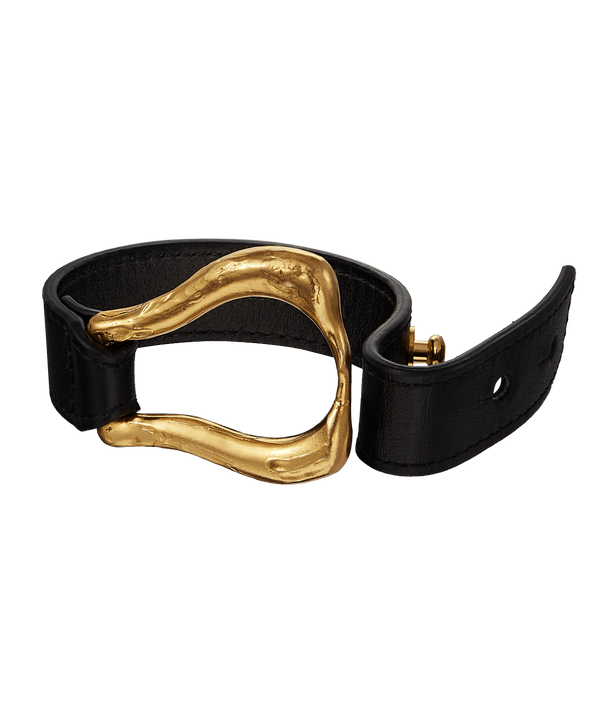 Alighieri The Link Of The Wanderlust Leather Cuff | Alighieri Jewellery Bracelets