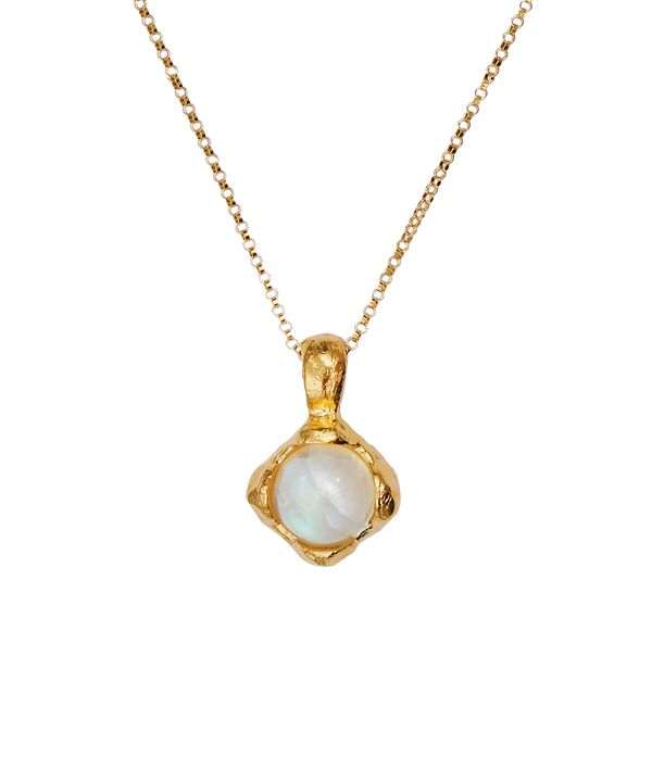 alighieri The Lunar Fragment Moonstone Necklace | 24kt Gold-Plated | Alighieri Necklaces