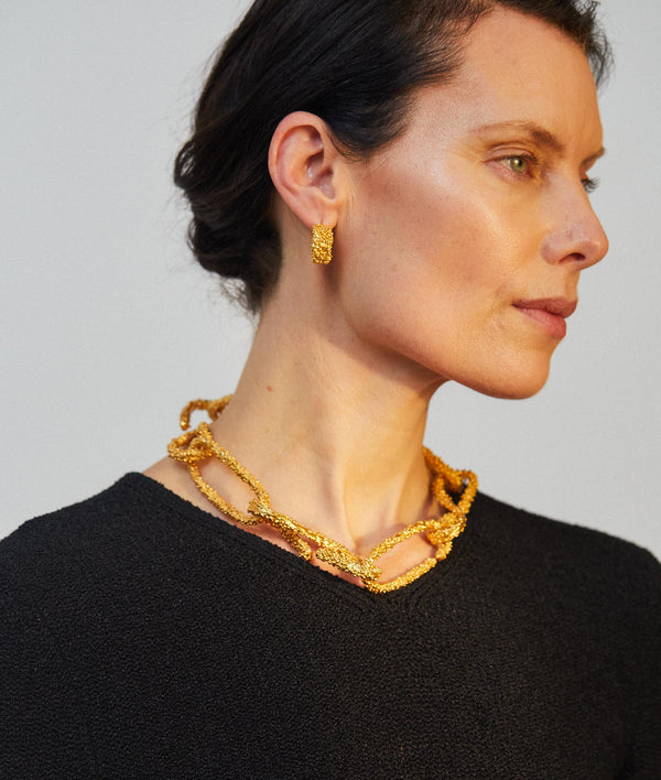 Alighieri The Rocky Road Hoops| The Alighieri Rocky Road Series Earrings