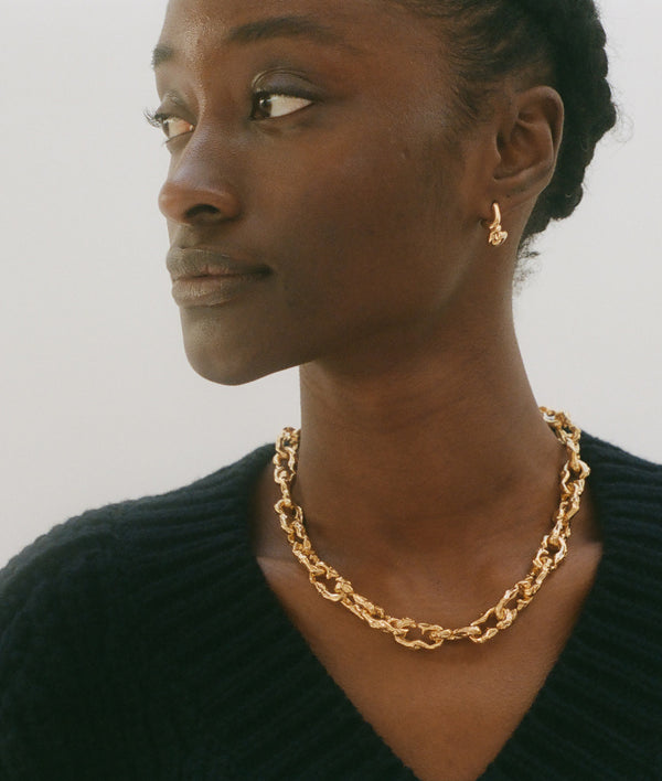 Alighieri The Selva Oscura Choker | 24kt Gold-Plated Necklace | Alighieri Necklaces