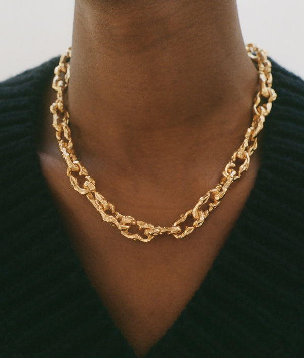 Alighieri The Selva Oscura Choker | 24kt Gold-Plated Necklace | Alighieri Necklaces
