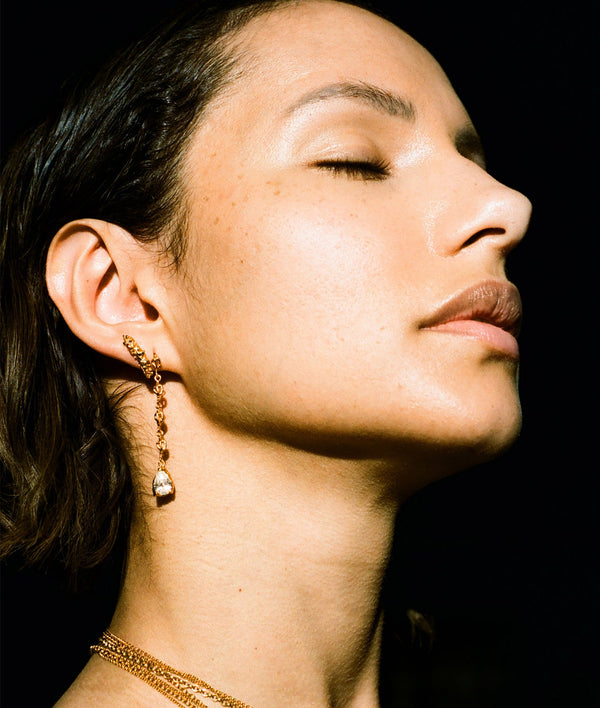 Alighieri The Teardrop Of Clarity Diamond Earring | 9kt Solid Gold | Alighieri Earrings