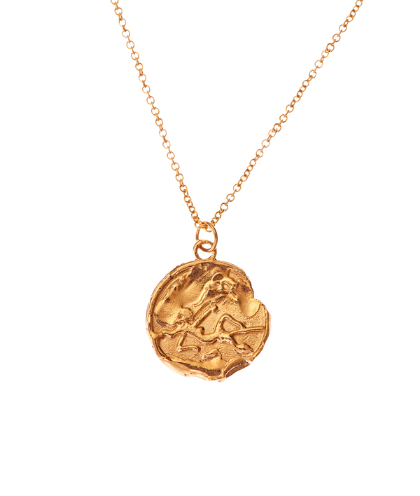 Alighieri Virgo Zodiac Necklace | 24k Gold-Plated Pendant | Alighieri Jewellery Necklaces
