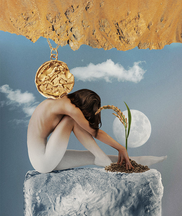 Alighieri Virgo Zodiac Necklace | 24k Gold-Plated Pendant | Alighieri Jewellery Necklaces