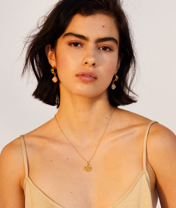 Alighieri Virgo Zodiac Necklace | 24k Gold-Plated Pendant | Alighieri Jewellery Necklaces