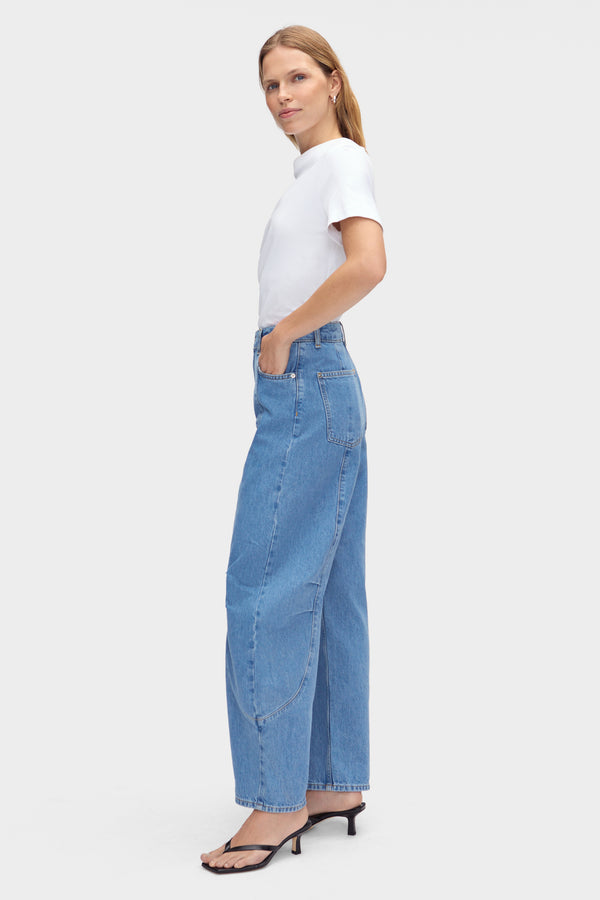 Aligne ALIGNE Barrel Leg Jeans - Blue | Courage JEANS