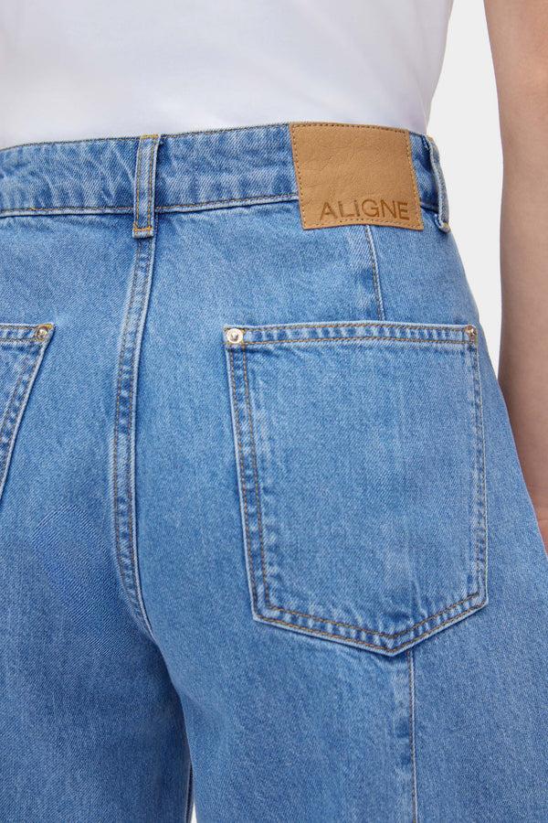 Aligne ALIGNE Barrel Leg Jeans - Blue | Courage JEANS