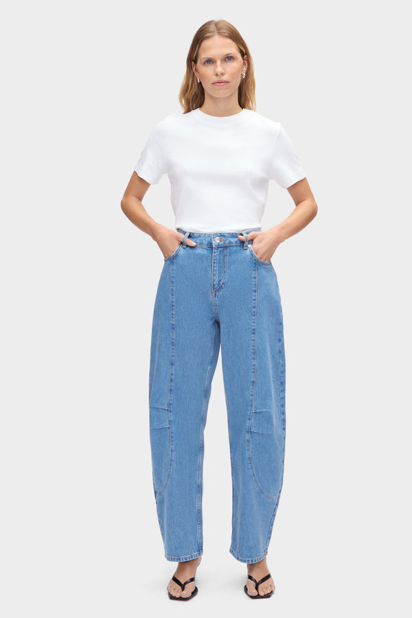 aligne ALIGNE Barrel Leg Jeans - Blue | Courage JEANS