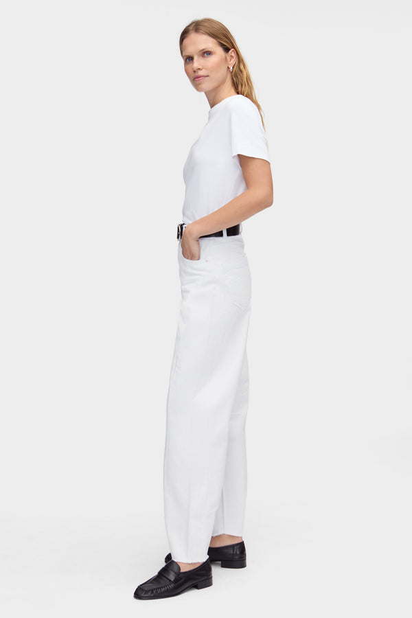 Aligne ALIGNE Barrel Leg Jeans - White | Tommy JEANS