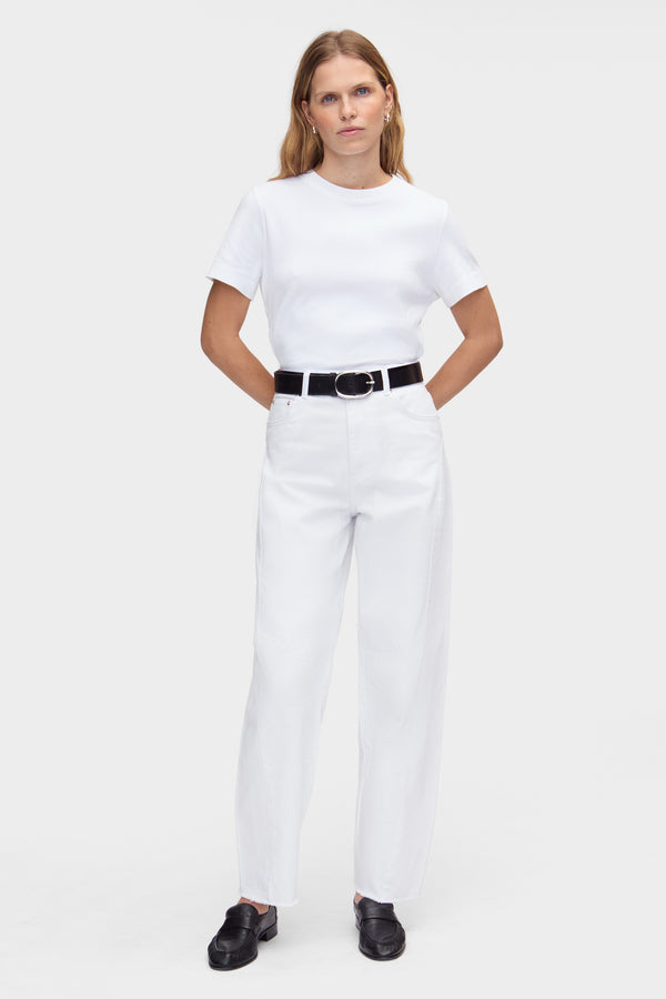 Aligne ALIGNE Barrel Leg Jeans - White | Tommy JEANS