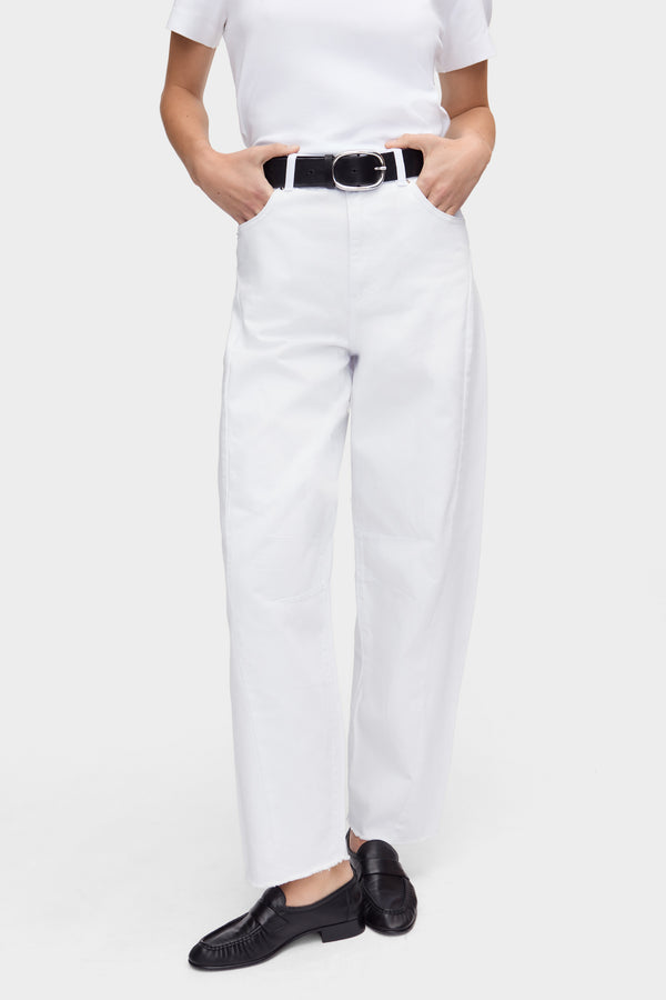 Aligne ALIGNE Barrel Leg Jeans - White | Tommy JEANS