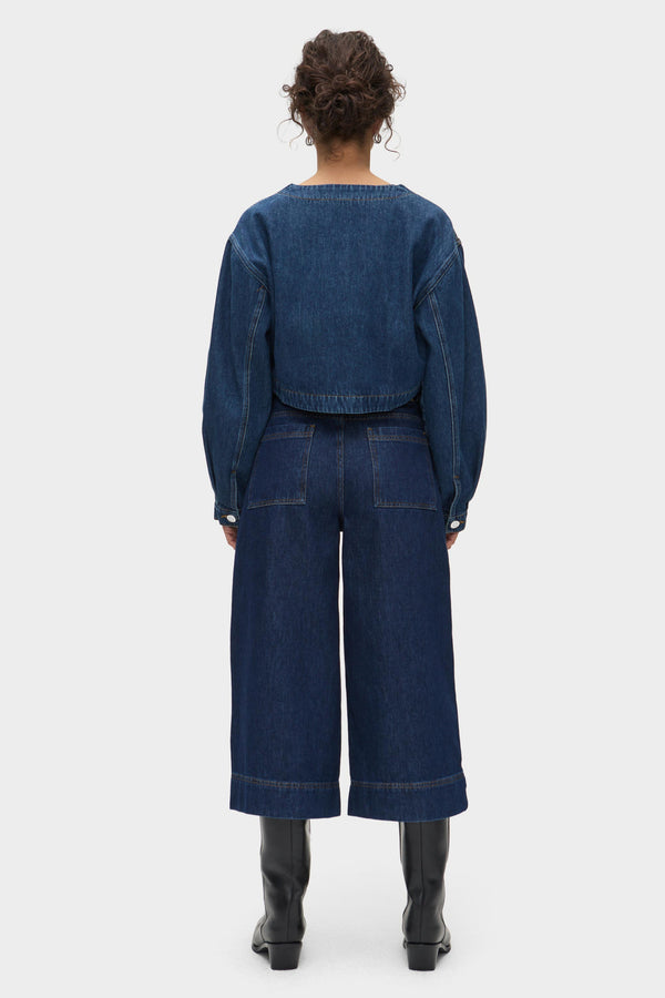Aligne ALIGNE Denim Culotte - Dark Blue | Miles JEANS
