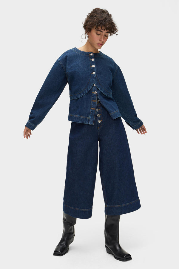 aligne ALIGNE Denim Culotte - Dark Blue | Miles JEANS