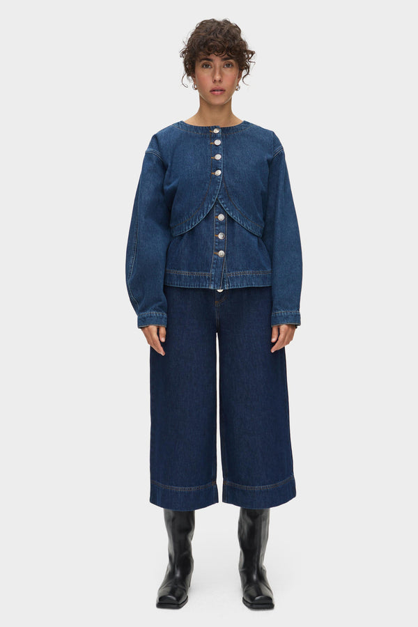 Aligne ALIGNE Denim Culotte - Dark Blue | Miles JEANS