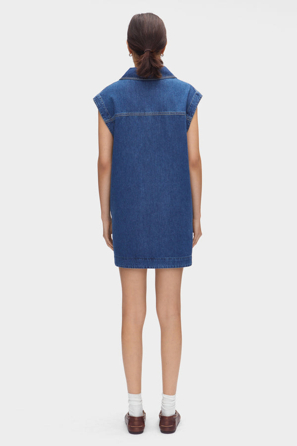 Aligne ALIGNE Denim Mini Dress - Blue | Matt DRESSES