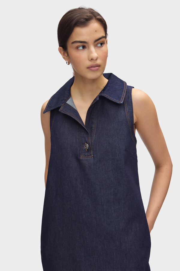 Aligne ALIGNE Denim Mini Dress - Blue | Penny DRESSES
