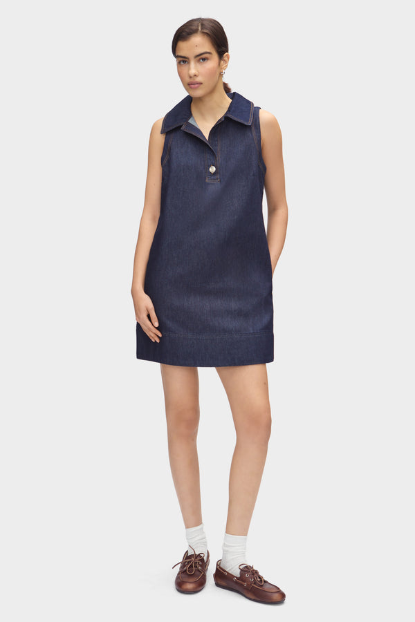 aligne ALIGNE Denim Mini Dress - Blue | Penny DRESSES