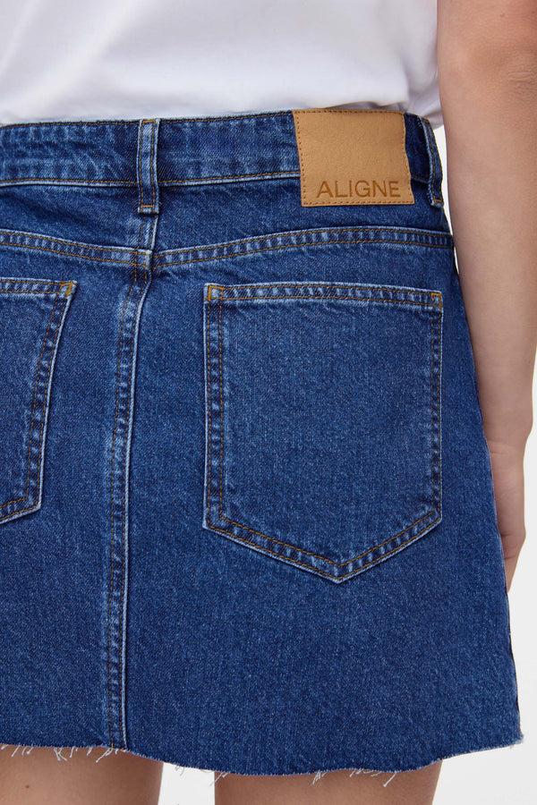 Aligne ALIGNE Denim Mini Skirt - Blue | Corrie SKIRTS