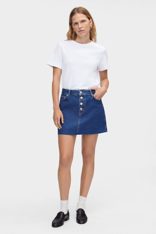Aligne ALIGNE Denim Mini Skirt - Blue | Corrie SKIRTS