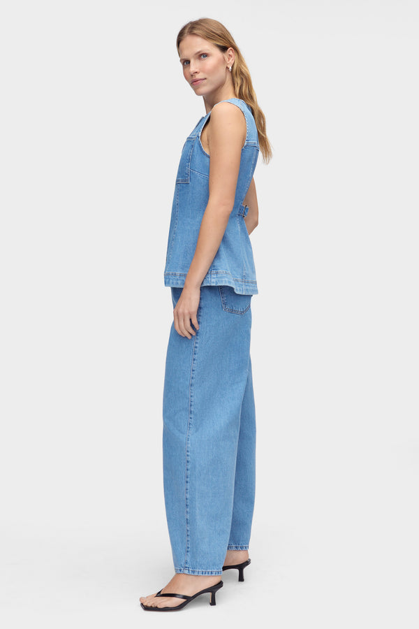 Aligne ALIGNE Denim Waistcoat - Blue | Duke WAISTCOATS