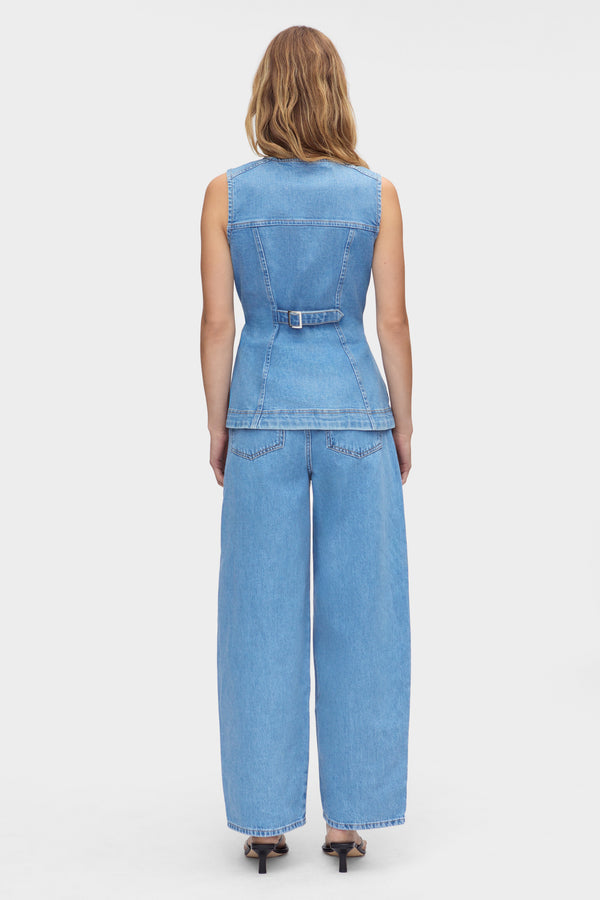 Aligne ALIGNE Denim Waistcoat - Blue | Duke WAISTCOATS