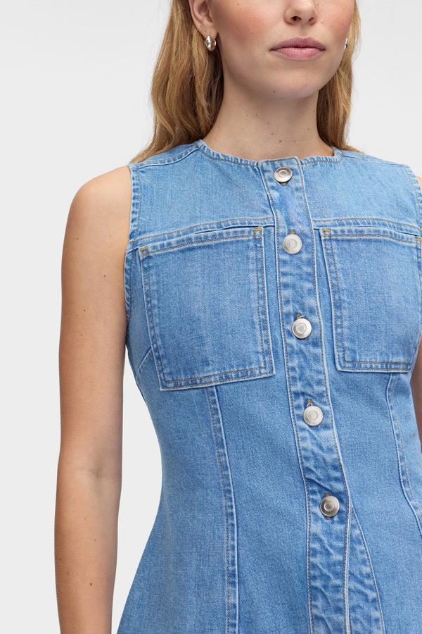 Aligne ALIGNE Denim Waistcoat - Blue | Duke WAISTCOATS