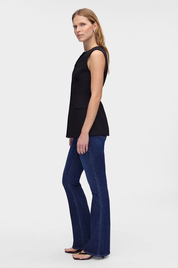 Aligne ALIGNE Long Waistcoat - Black | Leo WAISTCOATS