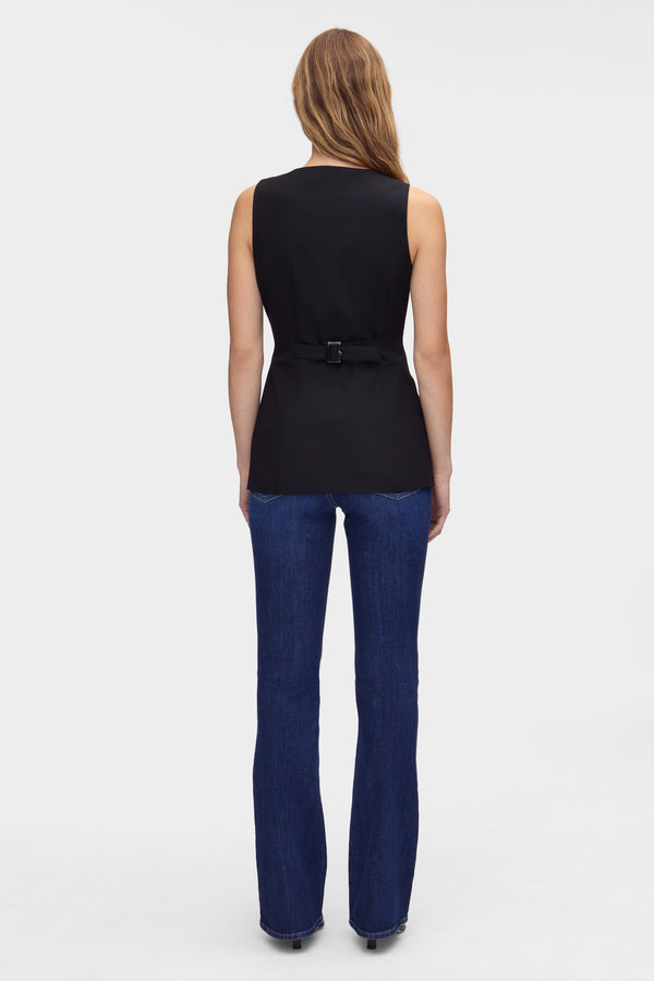 Aligne ALIGNE Long Waistcoat - Black | Leo WAISTCOATS