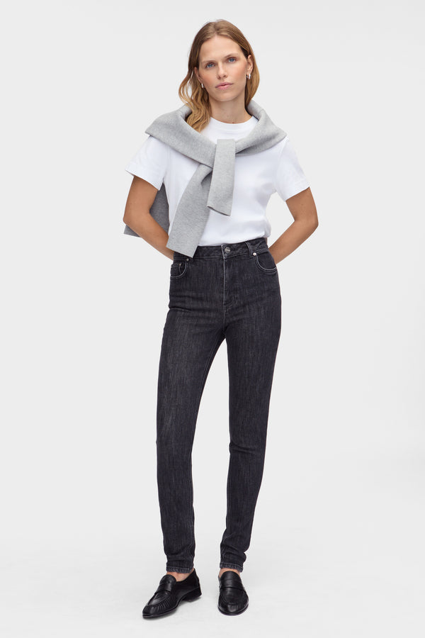 aligne ALIGNE Mid Rise Skinny Jeans - Black JEANS