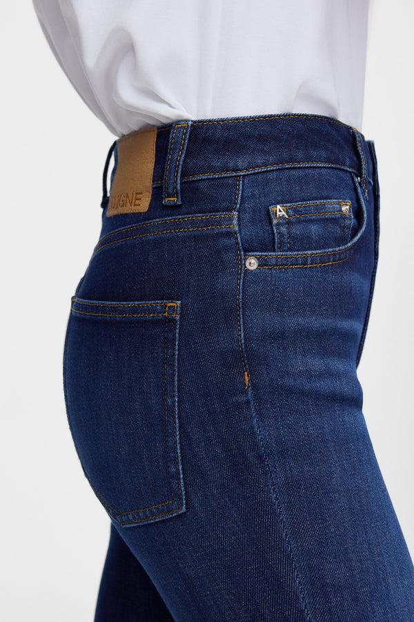Aligne ALIGNE Mid Rise Skinny Jeans - Blue JEANS