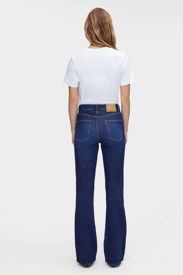 Aligne ALIGNE Mid Rise Slim Flare Jeans - Blue JEANS