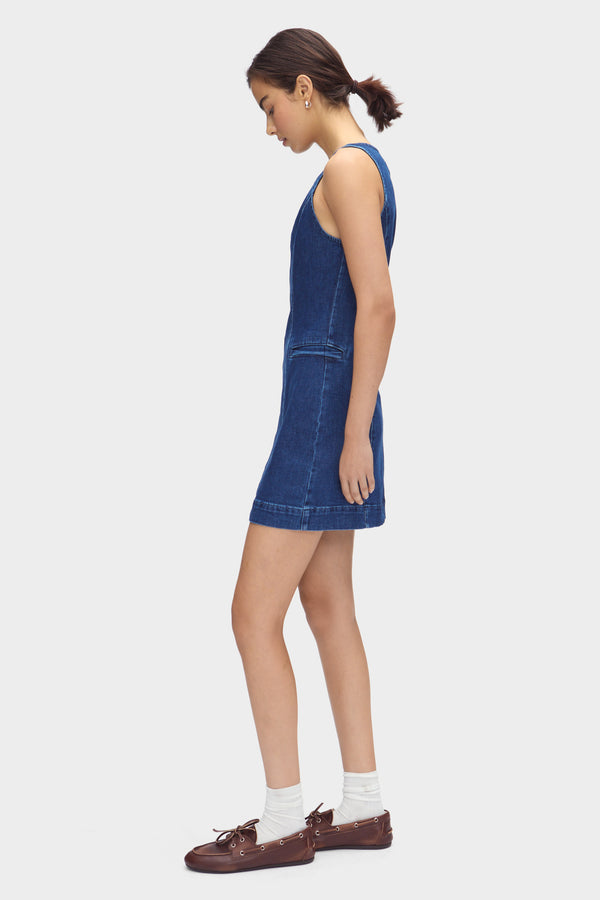 Aligne ALIGNE Mini Denim Dress - Blue | Lyra DRESSES