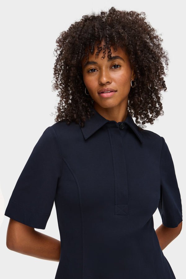 Aligne ALIGNE Ponte Midi Dress - Navy | Luka DRESSES
