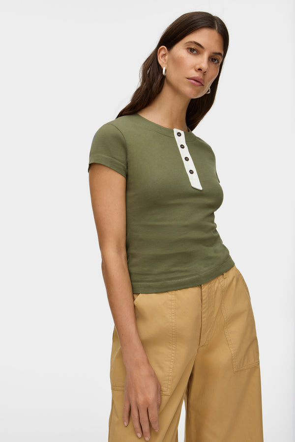Aligne ALIGNE Slim Fit T-Shirt - Green | Axel TOPS