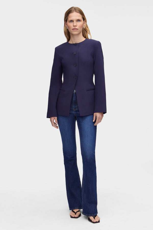 Aligne ALIGNE Waisted Blazer - Navy | Daphne BLAZER